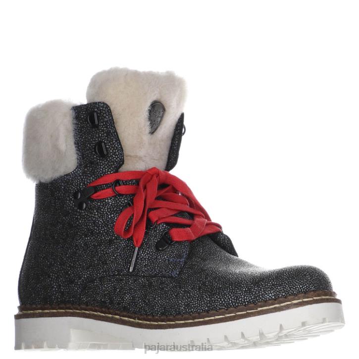 Pajar Shoes 00VJ36 Alissa Pearl Heritage Boot BLACK PEARL/BEIGE