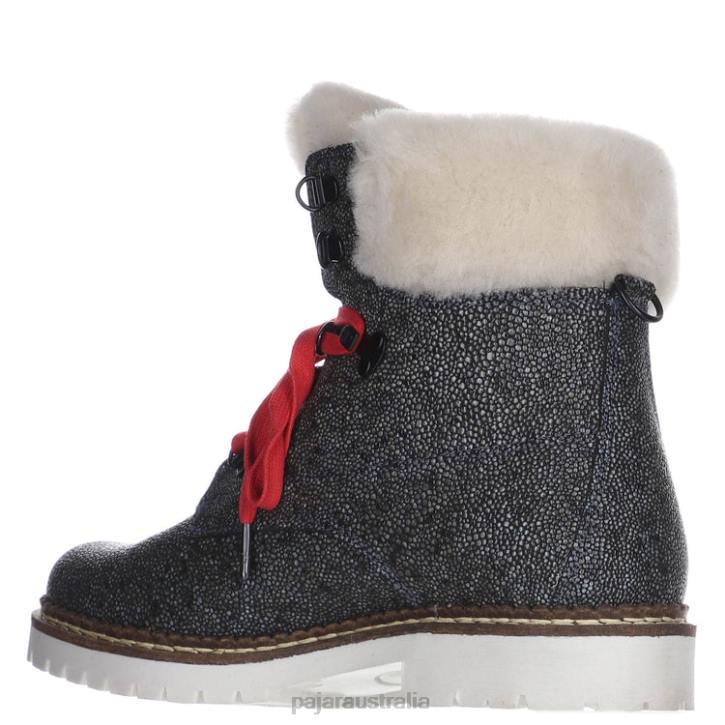 Pajar Shoes 00VJ36 Alissa Pearl Heritage Boot BLACK PEARL/BEIGE