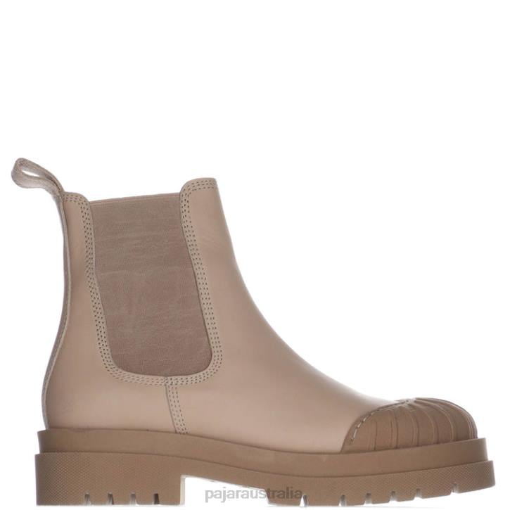 Pajar Shoes 00VJ40 Ayata Toe Cap Chelsea Boot NUDE LEATHER