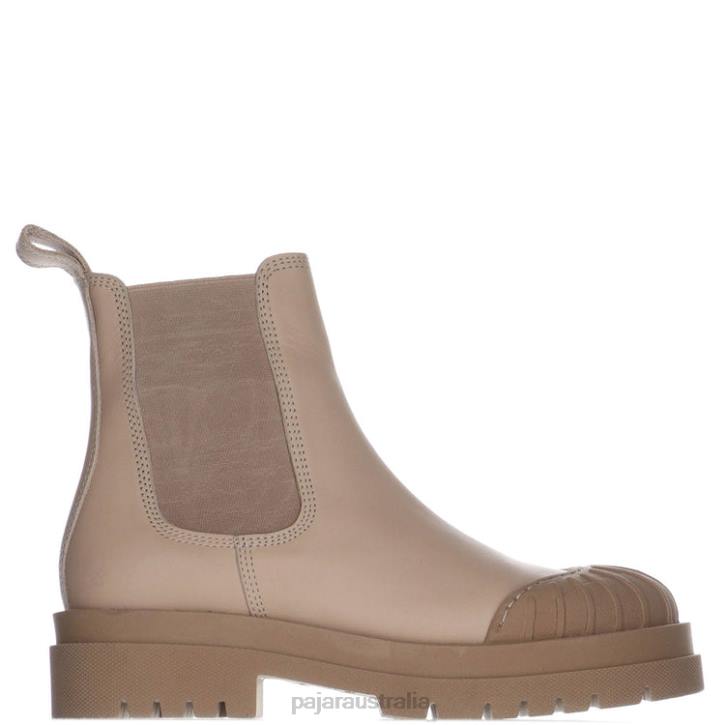 Pajar Shoes 00VJ40 Ayata Toe Cap Chelsea Boot NUDE LEATHER