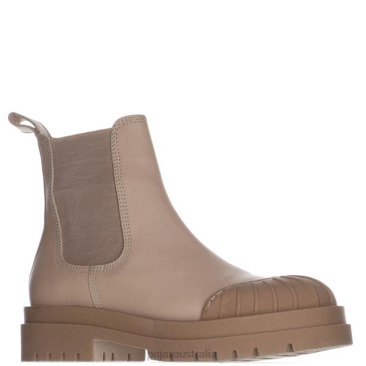 Pajar Shoes 00VJ40 Ayata Toe Cap Chelsea Boot NUDE LEATHER