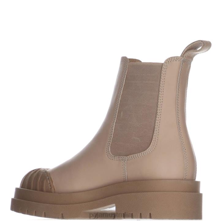 Pajar Shoes 00VJ40 Ayata Toe Cap Chelsea Boot NUDE LEATHER