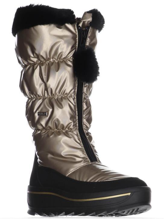 Pajar Shoes 00VJ43 Toboggan 2.0 Front-Zip Boot GOLD METAL STELLARE