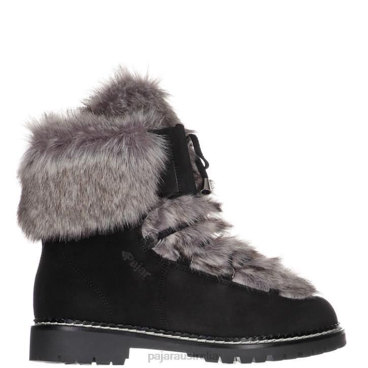 Pajar Shoes 00VJ47 Imola-Eco Velvet Suede Boot BLACK