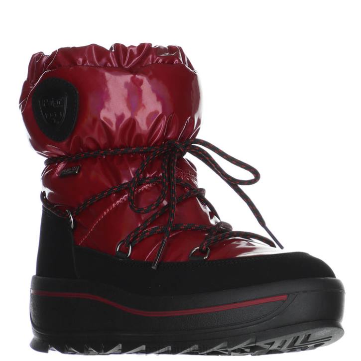 Pajar Shoes 00VJ49 Taya Nylon Lace-Up Boot RED STELLARE