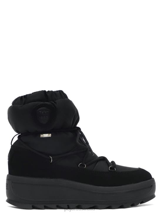 Pajar Shoes 00VJ50 Taya Iron Lace Up Boot BLACK