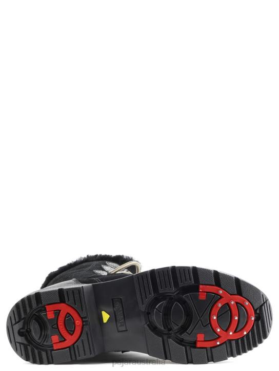 Pajar Shoes 00VJ74 Valerie S Heritage Boot w/ Ice Grippers BLACK