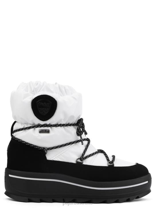 Pajar Shoes 00VJ75 Taya Nylon Lace-Up Boot WHITE STELLARE