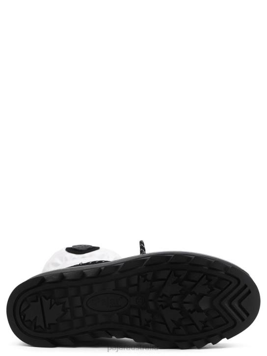 Pajar Shoes 00VJ75 Taya Nylon Lace-Up Boot WHITE STELLARE