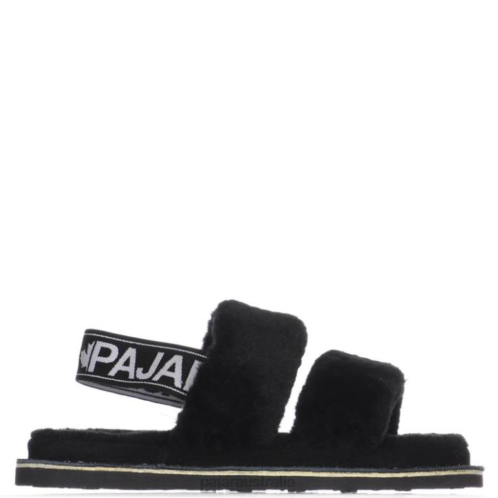 Pajar Shoes 00VJ84 Mara Strap Slipper BLACK