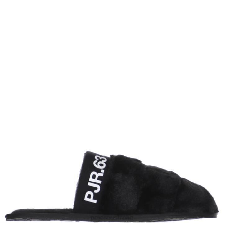 Pajar Shoes 00VJ89 Stevie Faux Fur Slipper BLACK