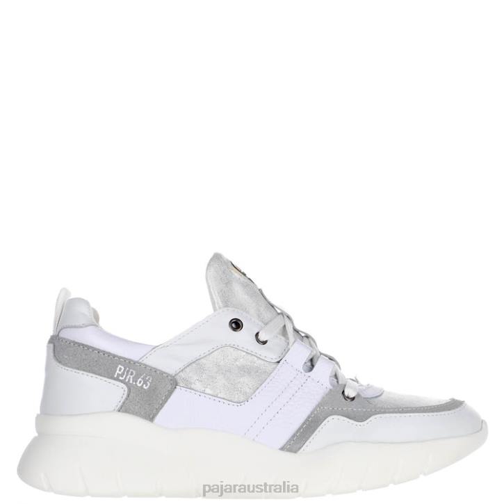 Pajar Shoes 00VJ103 Camora Mixed-Media Sneaker WHITE